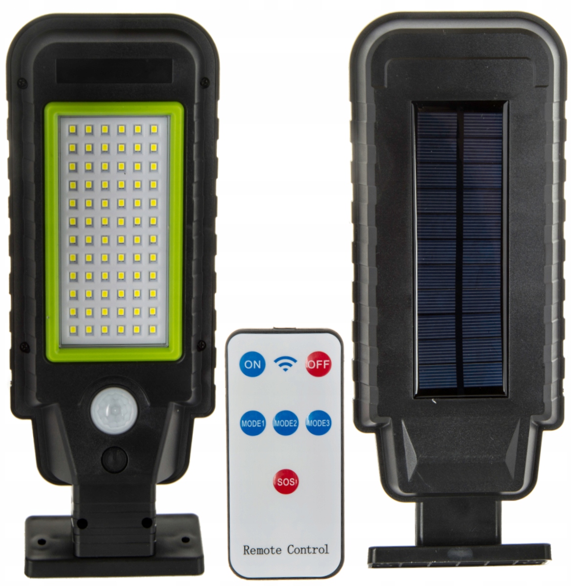Pouličná LED lampa - Ulica Solárna lampa 72LED DOPRAVA Snímač + diaľkové ovládanie