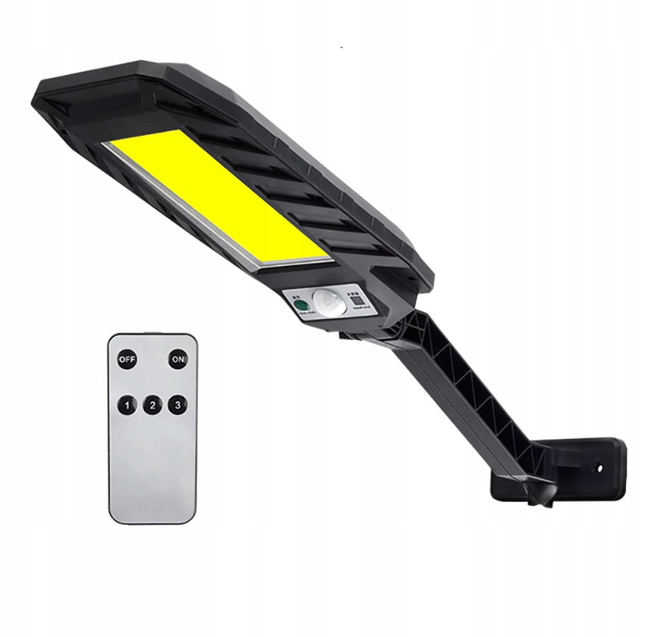 Pouličná LED lampa - Solárna lampa Street Motion Sensor 180 LED diaľkové ovládanie
