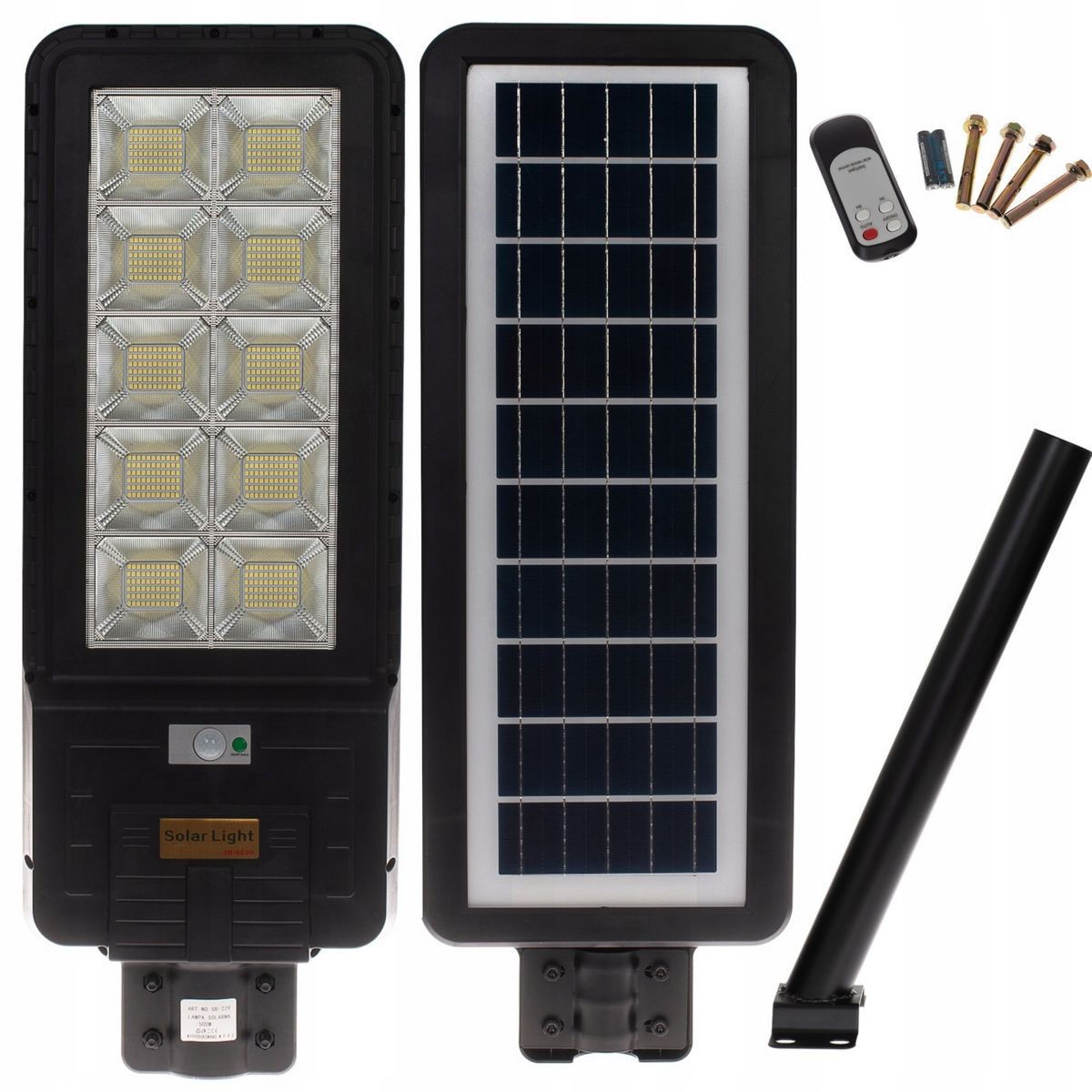 Pouličná LED lampa - Street Lamp LED 500W Solar + Rukoväť + diaľkové ovládanie