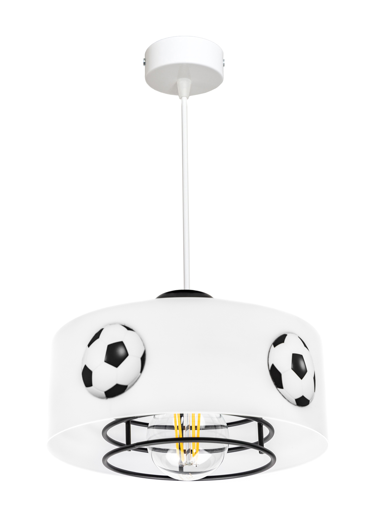 Lampa, svietidlo do detskej izby - Zavesenie stropnej lampy regulované spiro