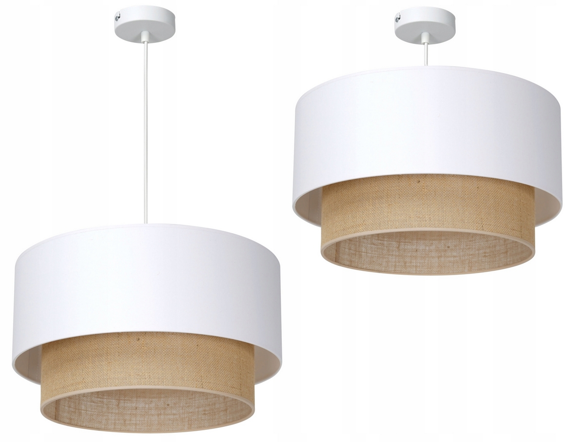 ZÁvesná LAMPA S TIIEŇOVÝM LUSTROM JUTOVÁ BOHO ETHNO