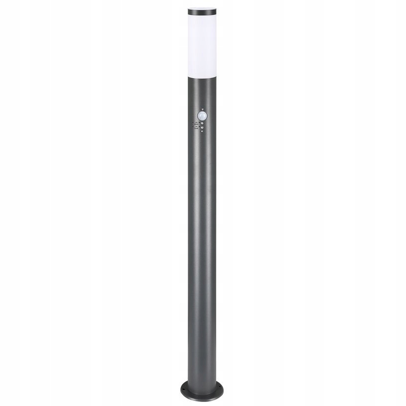 Okrúhly stĺp osvetlenia Monzana E27 100 cm, sivý