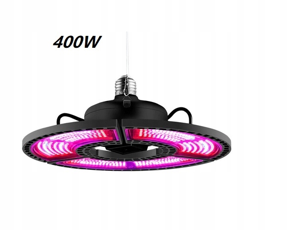 Osvetlenie pre rastliny - Žiarovka E27 LED rastú deformovateľné 400W IP65