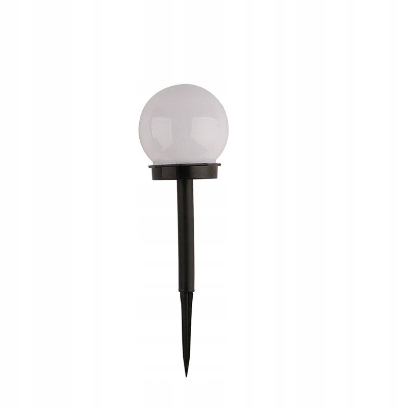 Solárne svietidlá - LED Solar Garden Lamp biela guľa Set 8 ks
