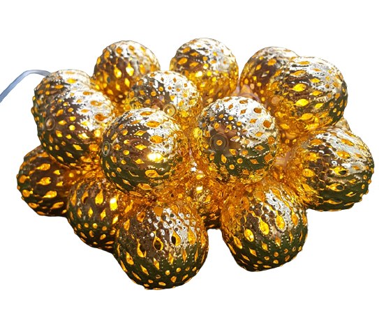 Vonkajšia dekoračná reťaz GIRLANDA - OpenWork Dekoratívne LED Golden štýl Maroko