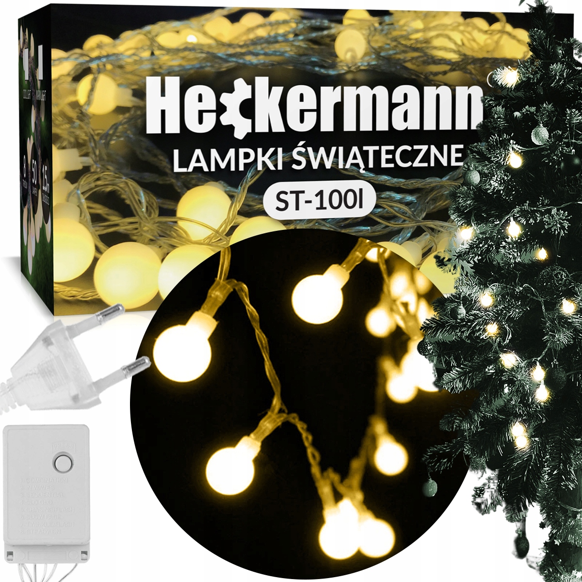 Lights vianočné stromčeky GirlAnda 50 LED 15 m