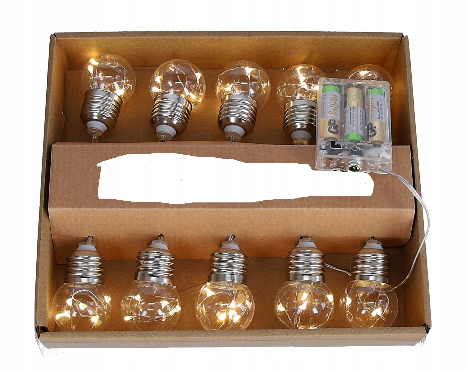 Vonkajšia dekoračná reťaz GIRLANDA - LED GARLAND LAMPS GARDER BLBS