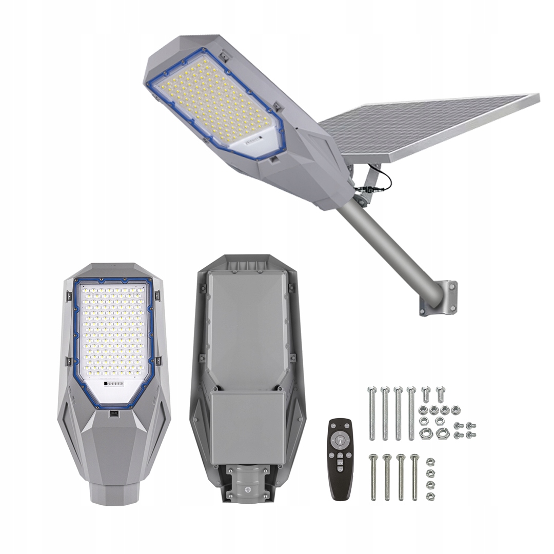 Pouličné svietidlo Eko-Light 200 W 1700 lm, solárne napájanie