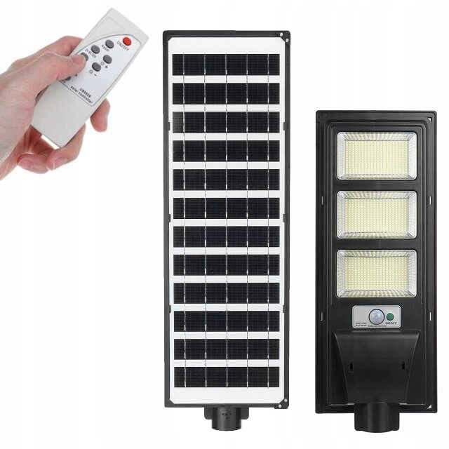 Pouličná LED lampa - SOLÁRNE ULIČNÉ SVETLO 150W LED S DIAĽKOVÝM OVLÁDANÍM