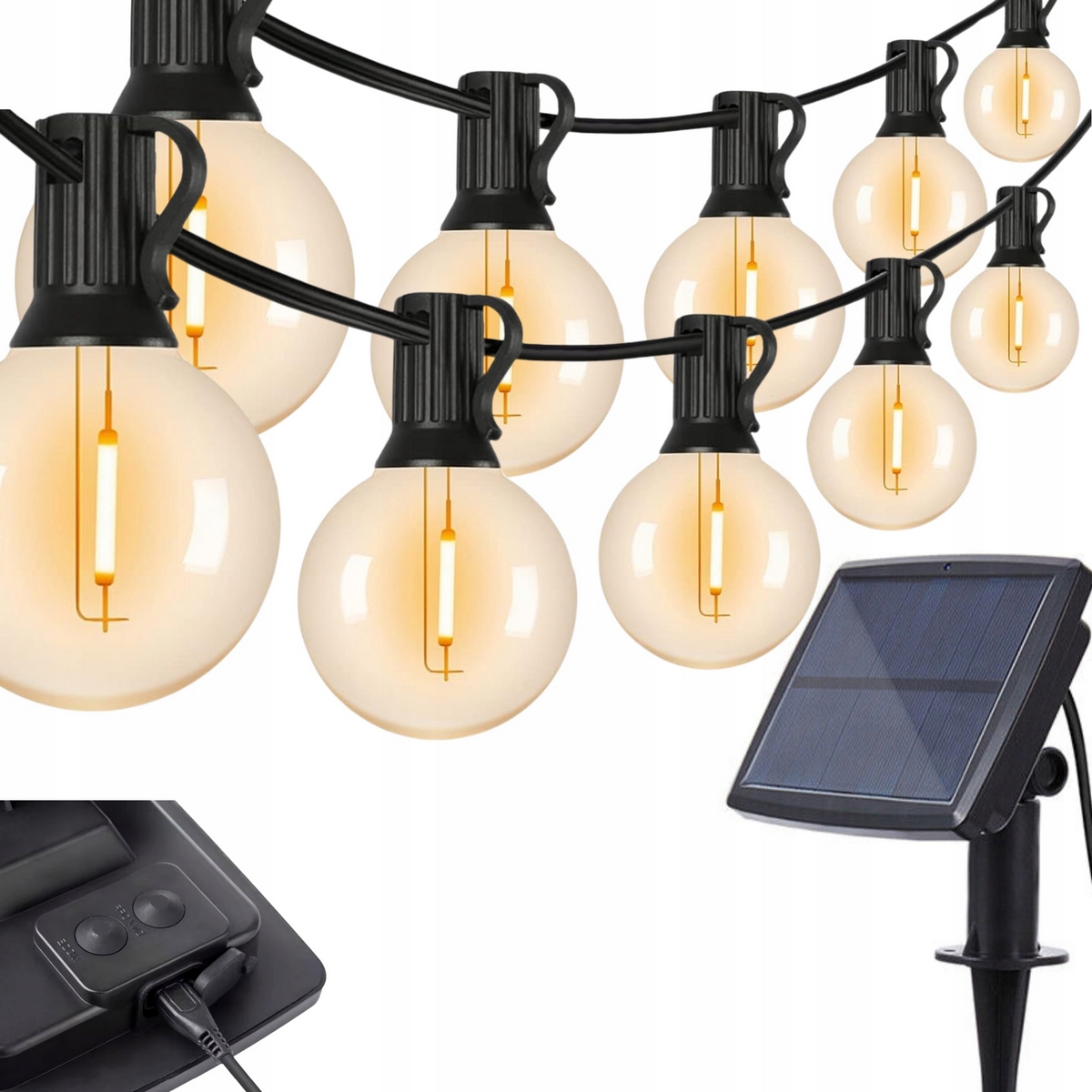 NETBUY girlanda 760 cm, sieťovaná, solárna