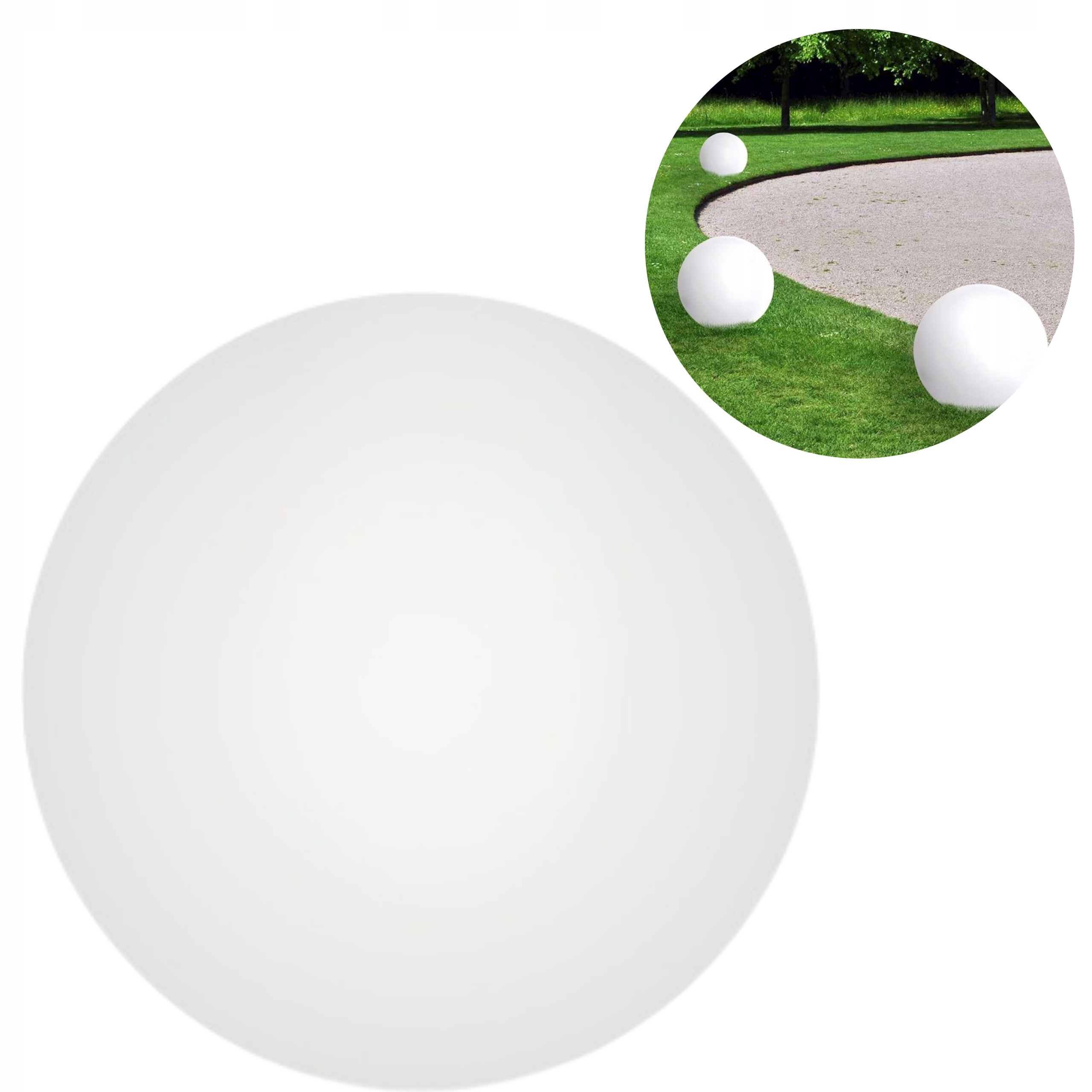 Osvetľovací stožiar Eko-Light E27 okrúhly, 28 cm, biely