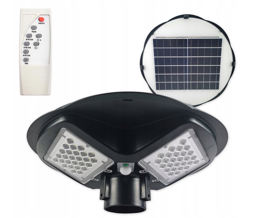 LVT pouličné svietidlo 200 W 10000 lm solárne napájanie