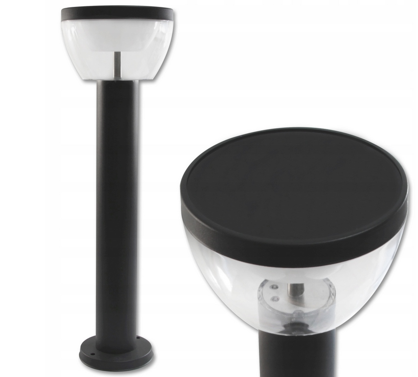 Okrúhly stĺp osvetlenia Masterled, integrovaný LED zdroj, 50 cm, čierny