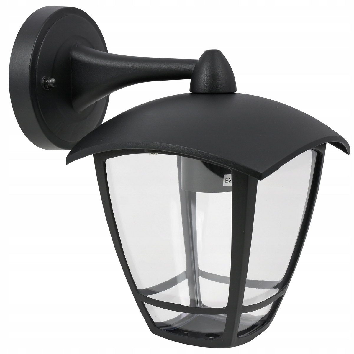 Záhradné nástenné svietidlo Led-lux čierne E27 0 W
