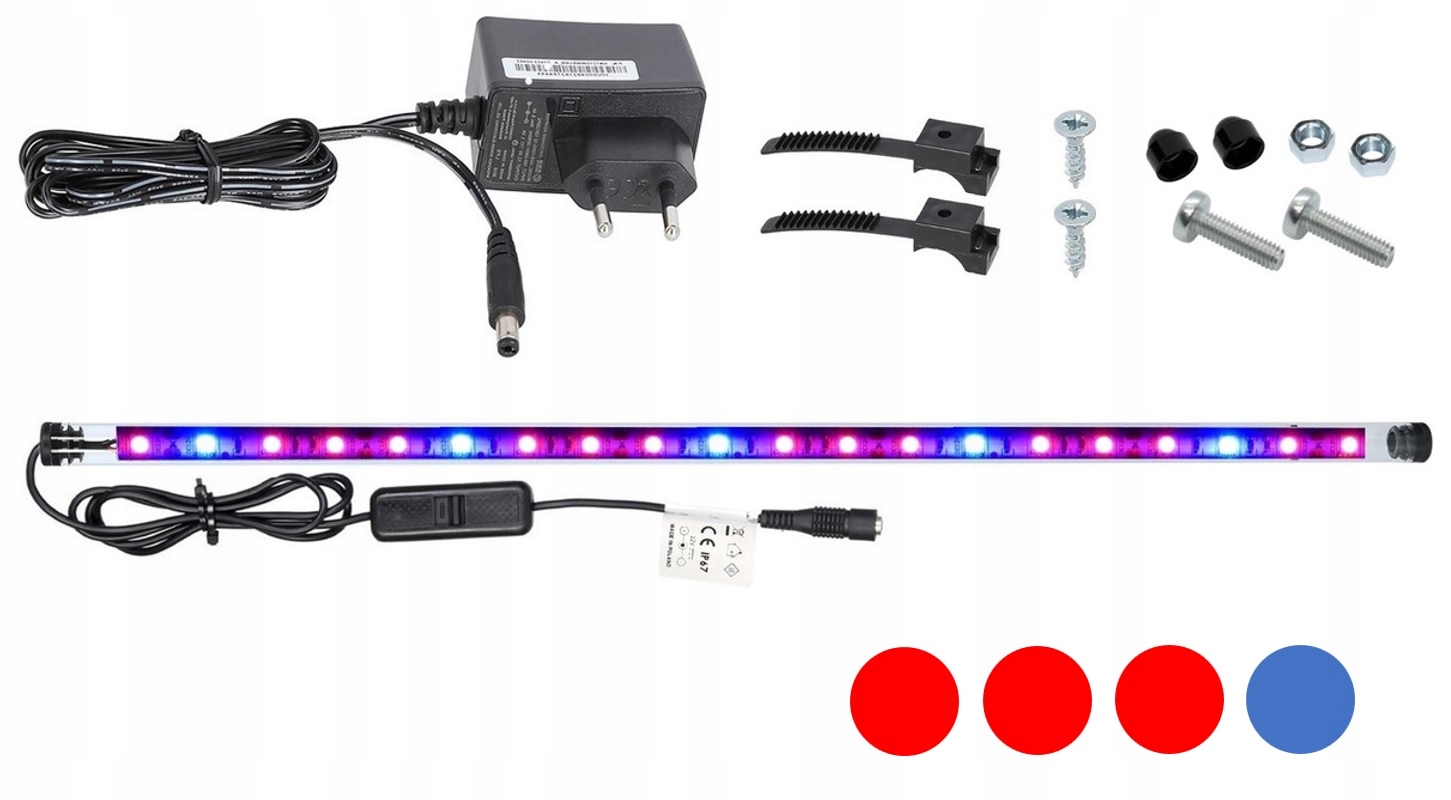 GROW LED panel pre pestovanie rastlín AQUALED 4W