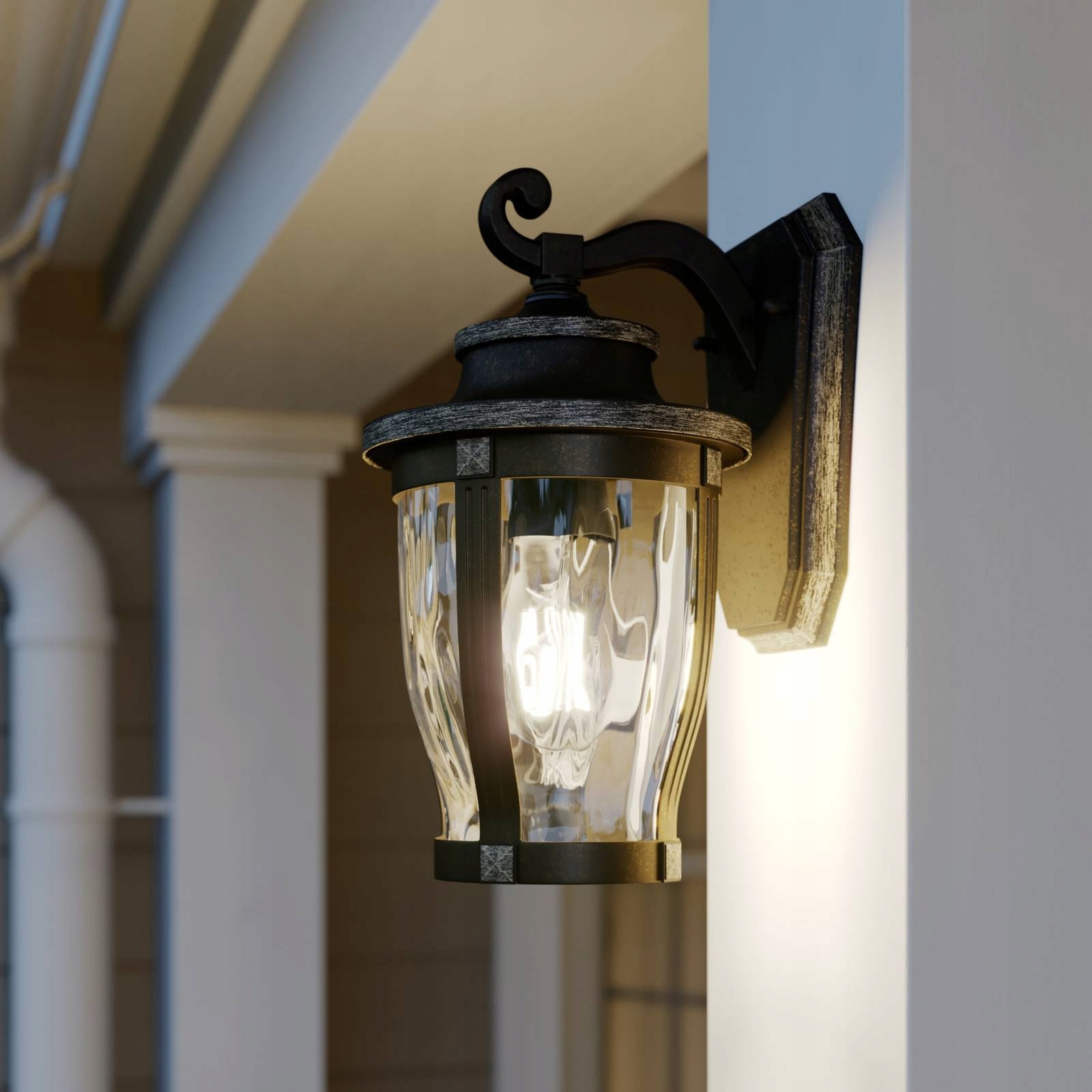 Vonkajšie fasádne svietidlo - Lind Radby Stenová lampa Externá Philoda A ++