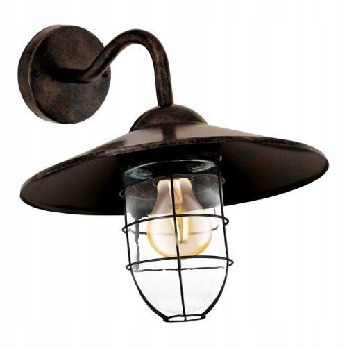 Vonkajšie fasádne svietidlo - 1pł Záhradná nástenná lampa MELGOA Eglo RETRO