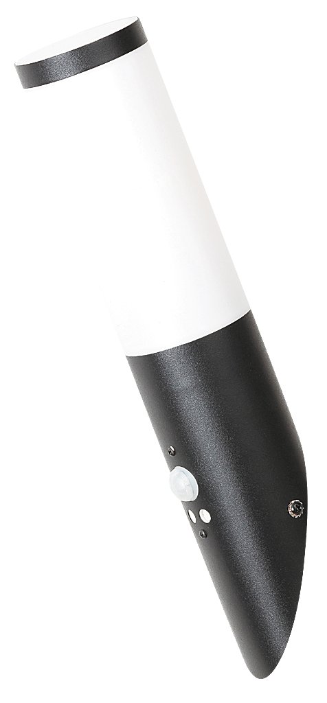 Vonkajšie fasádne svietidlo - Lampa Peňaženka Exteriér Black Torch Sensor 8146