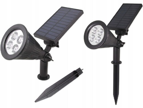 Solárne svietidlá - SOLÁRNE LED SVETLOMETOVÉ SVETLOMETY, SNÍMAČE, 2W