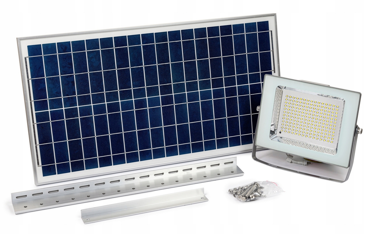 Vysiace svetlá, lampy - Solárna lampa 180 LED s pocitom. Twilight 100% inak