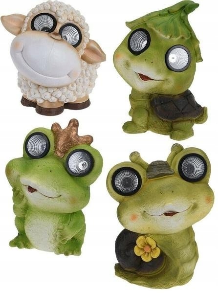 Solárne svietidlá - Dekoratívna LED solárna lampa Frog 43x26cm