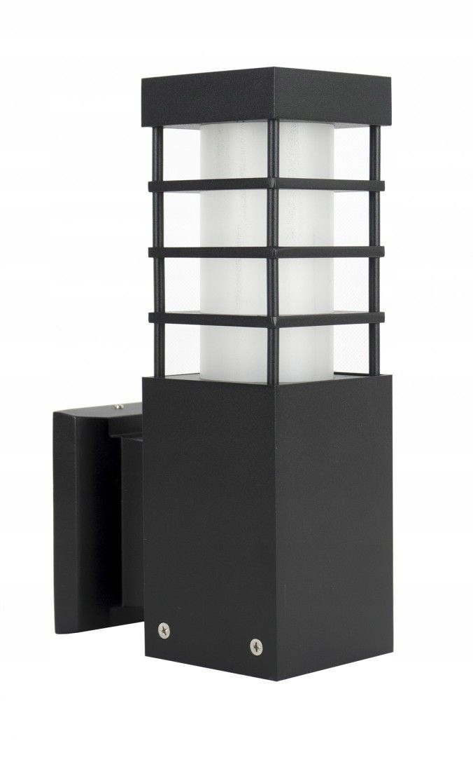 Vonkajšie fasádne svietidlo - Výškové svietidlo KINKIET garden RADO II Black