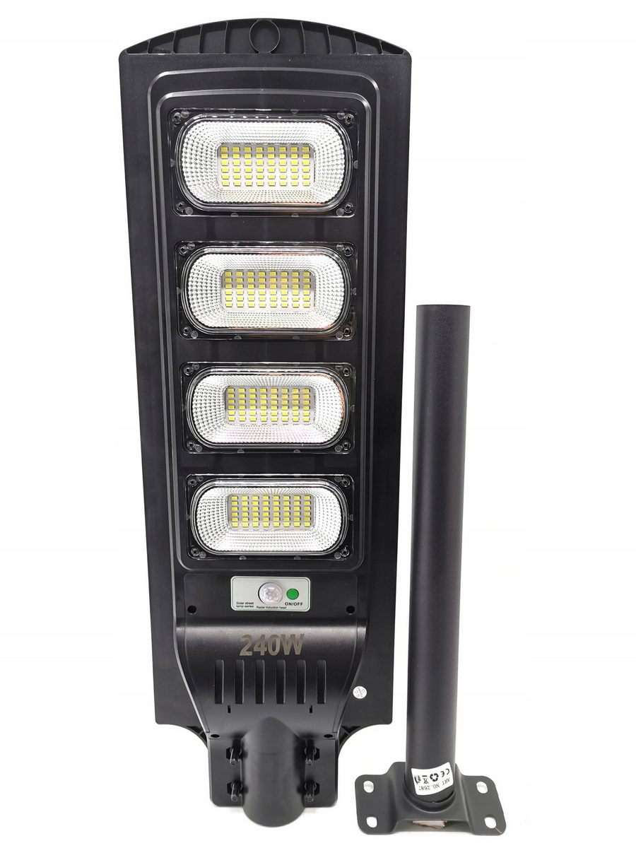 Pouličná LED lampa - Lighthouse Lantern Street 240W + Diaľkové ovládanie + rukoväť