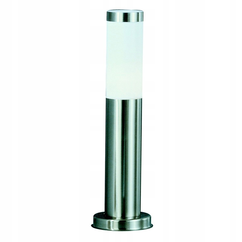 Stĺpíkové osvetlenie - Záhradná lampa Inox Boston LED GLOBO
