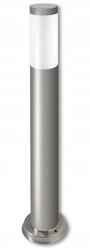 Stĺpíkové osvetlenie - Záhradné svetlo stojace pre LED E27 65cm inox