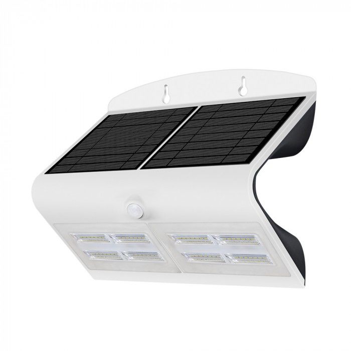 Vonkajšie fasádne svietidlo - Solárna lampa LED 6.8W s propagáciou snímača pohybu
