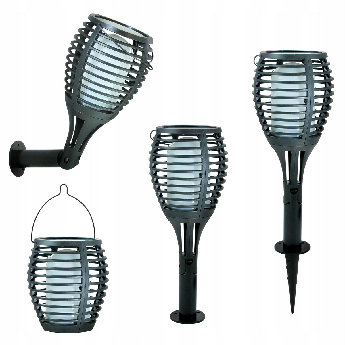 Solárne svietidlá - Záhradná solárna lampa Flame Torch LED FLAME