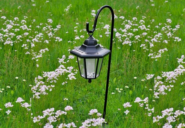 Solárne svietidlá - Solárna lampa v tvare LED LANTERN,