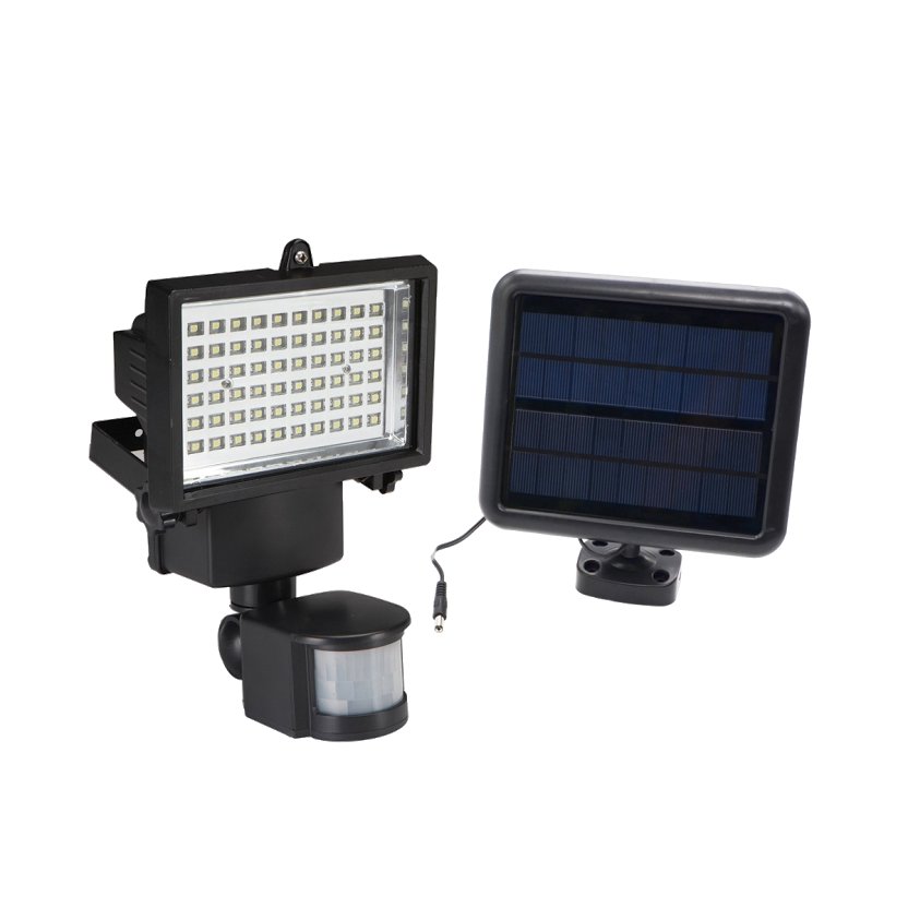 Vysiace svetlá, lampy - Solárna lampa s LED diódami pohybu.