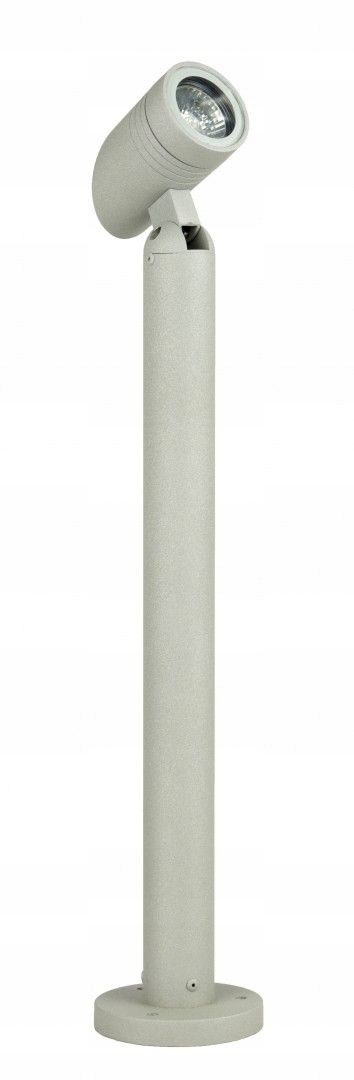 Stĺpíkové osvetlenie - Stojacia lampa 65 cm strieborná