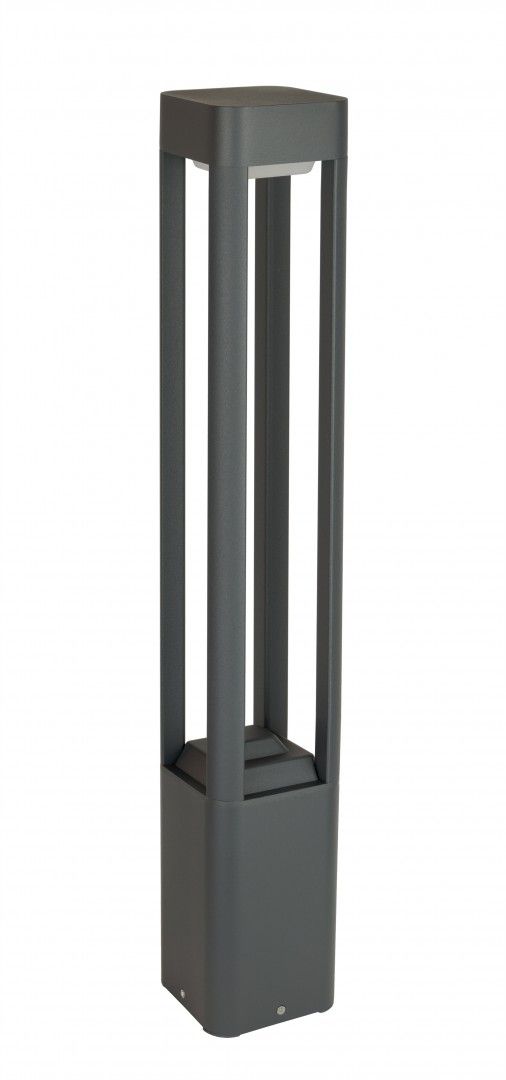 Stĺpíkové osvetlenie - Square Garden stojaci lampa 80cm Popiel