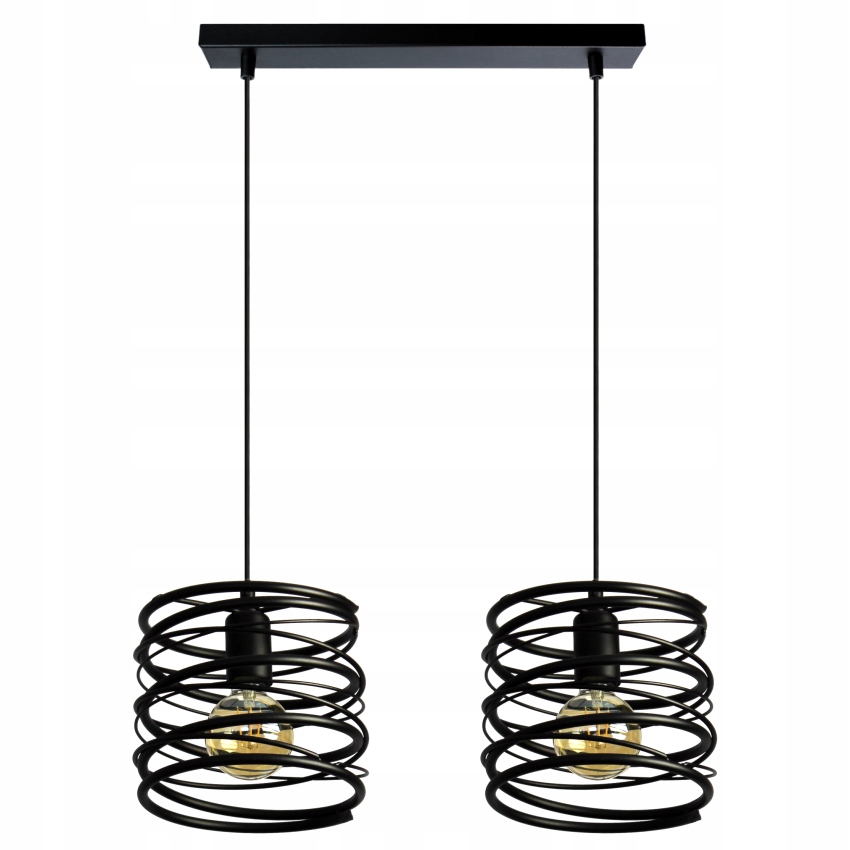 Stropná lampa visiaci nad stolovou trubicou 2 lustr