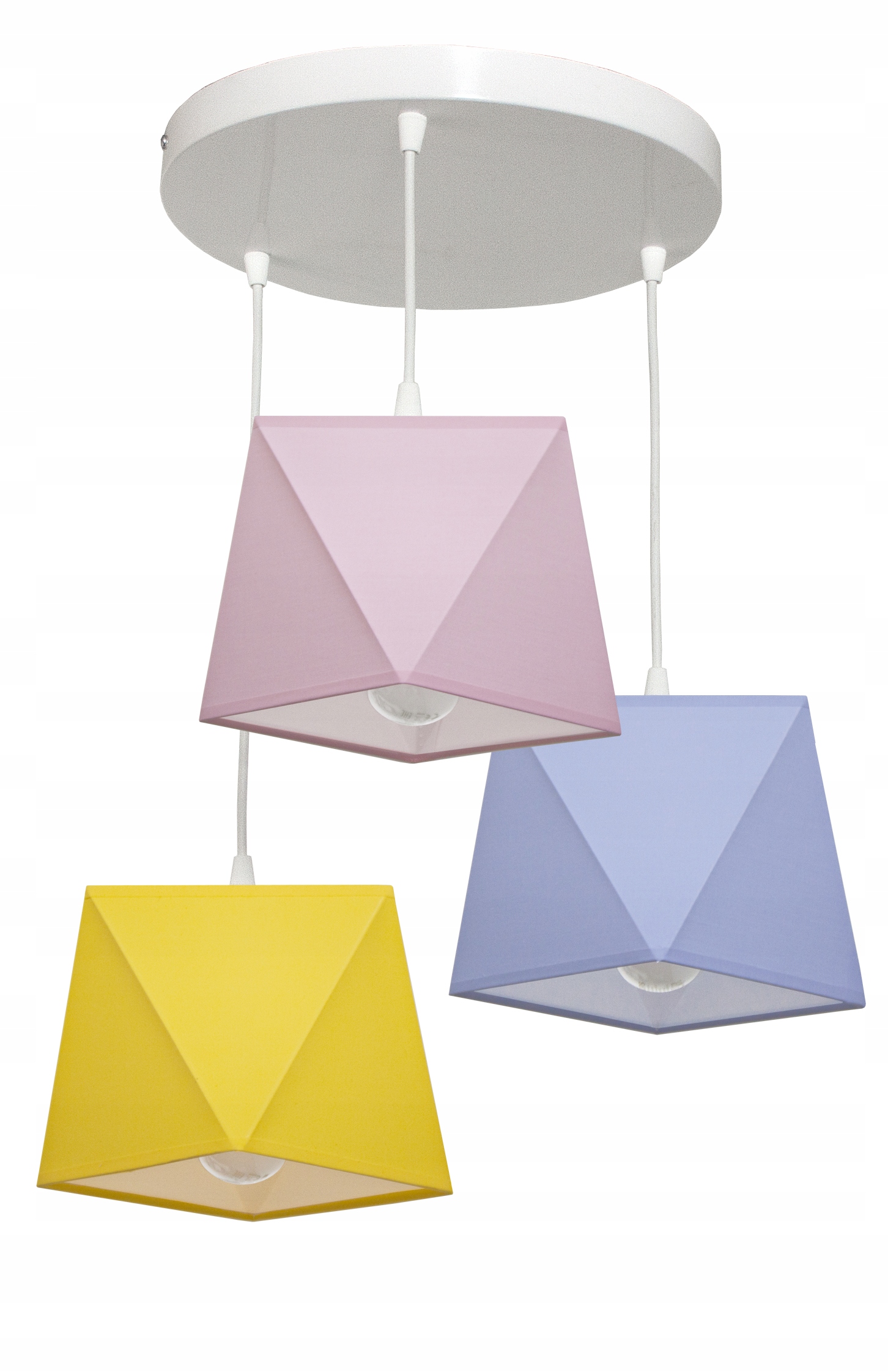 Lampa, svietidlo do detskej izby - Diamant visiacej lampy 3 rôzne farby, z ktorých si môžete vybrať