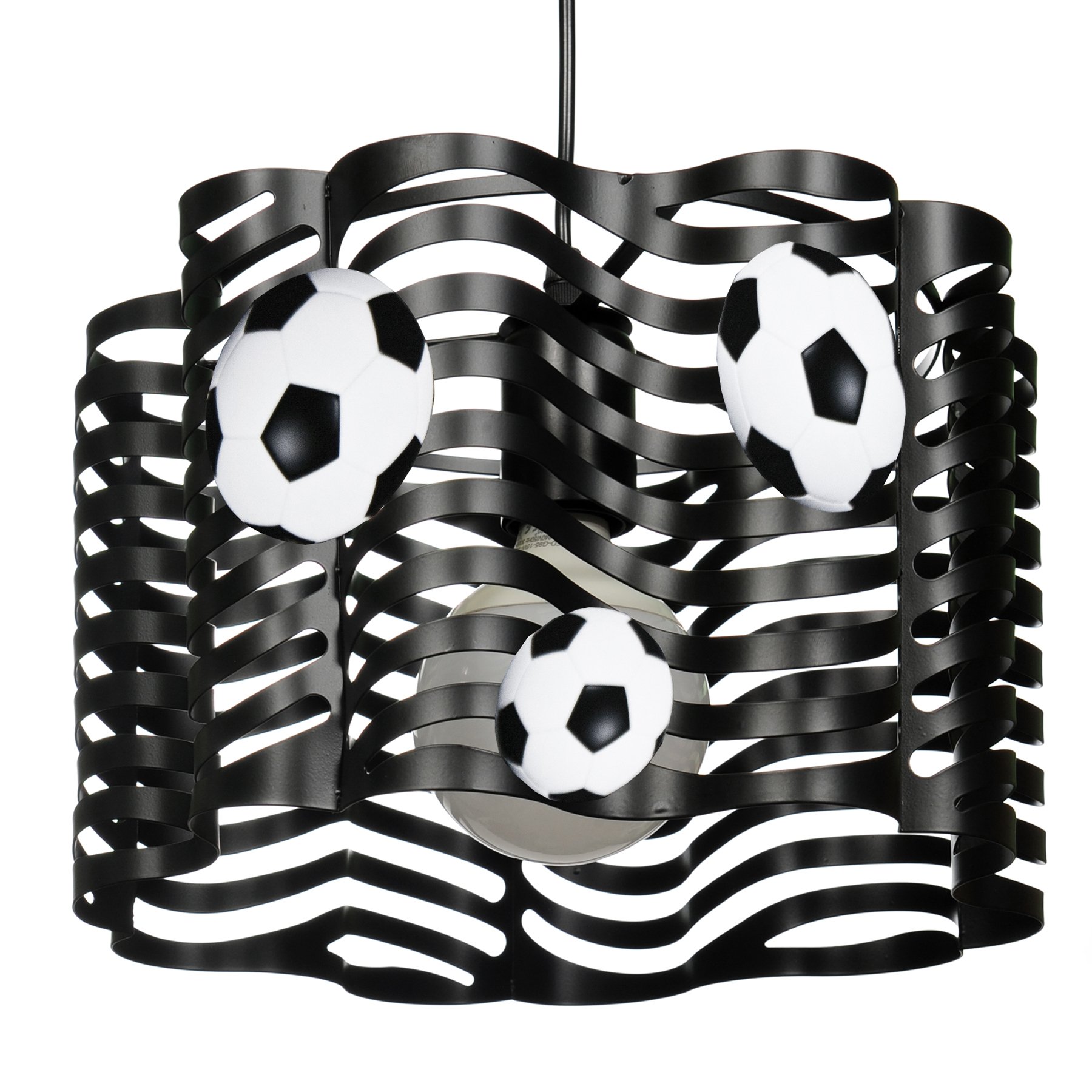 Lampa, svietidlo do detskej izby - Závesná lampa Čierny svetový pohár V.1 stropný luster