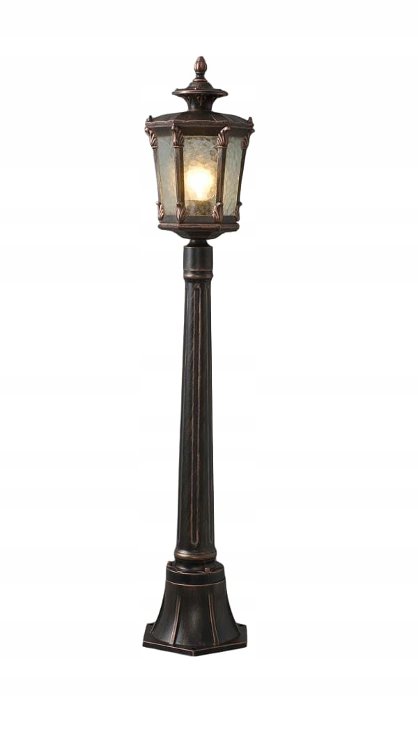 Nowodvorski obdĺžnikový stĺp osvetlenia E27 115 cm čierny