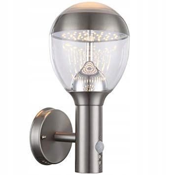 Vonkajšie fasádne svietidlo - Vonkajšia lampa Sconce Sensor Sensor MG1513