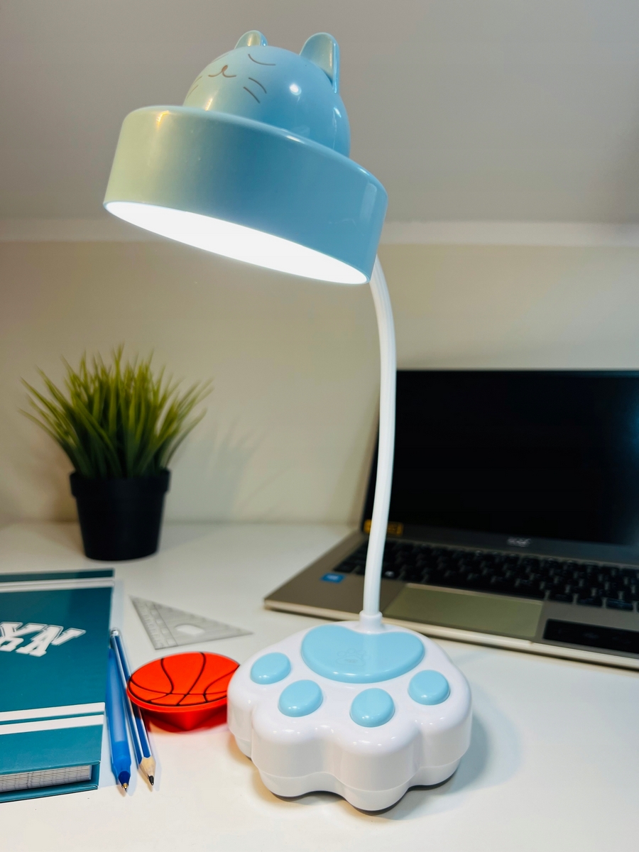 Stolná lampa do detskej izby - Modrý dotykový LED Desk Lamp