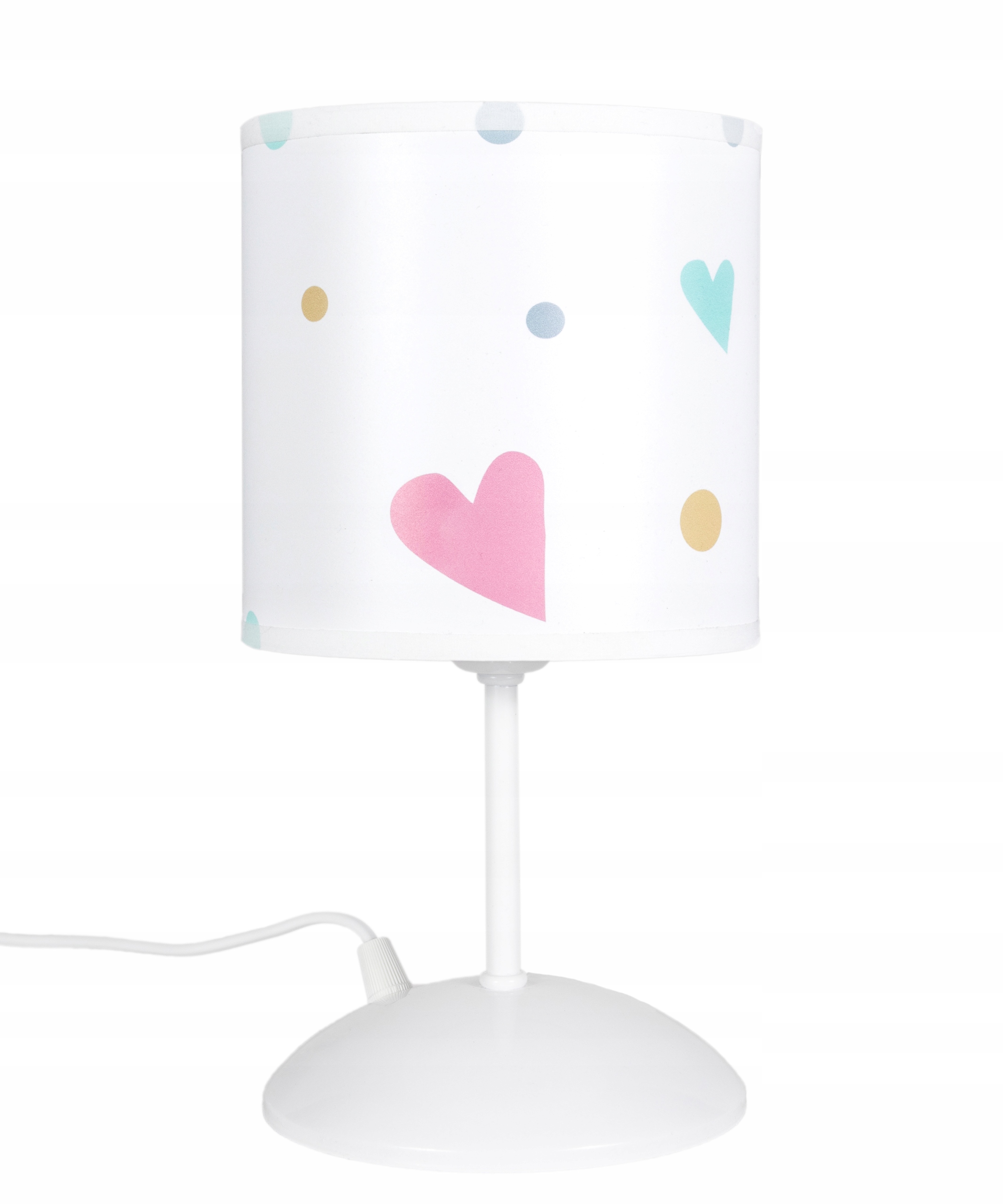 Nočná lampa do detskej izby - Detská lampa nočná stolová stola srdce E27