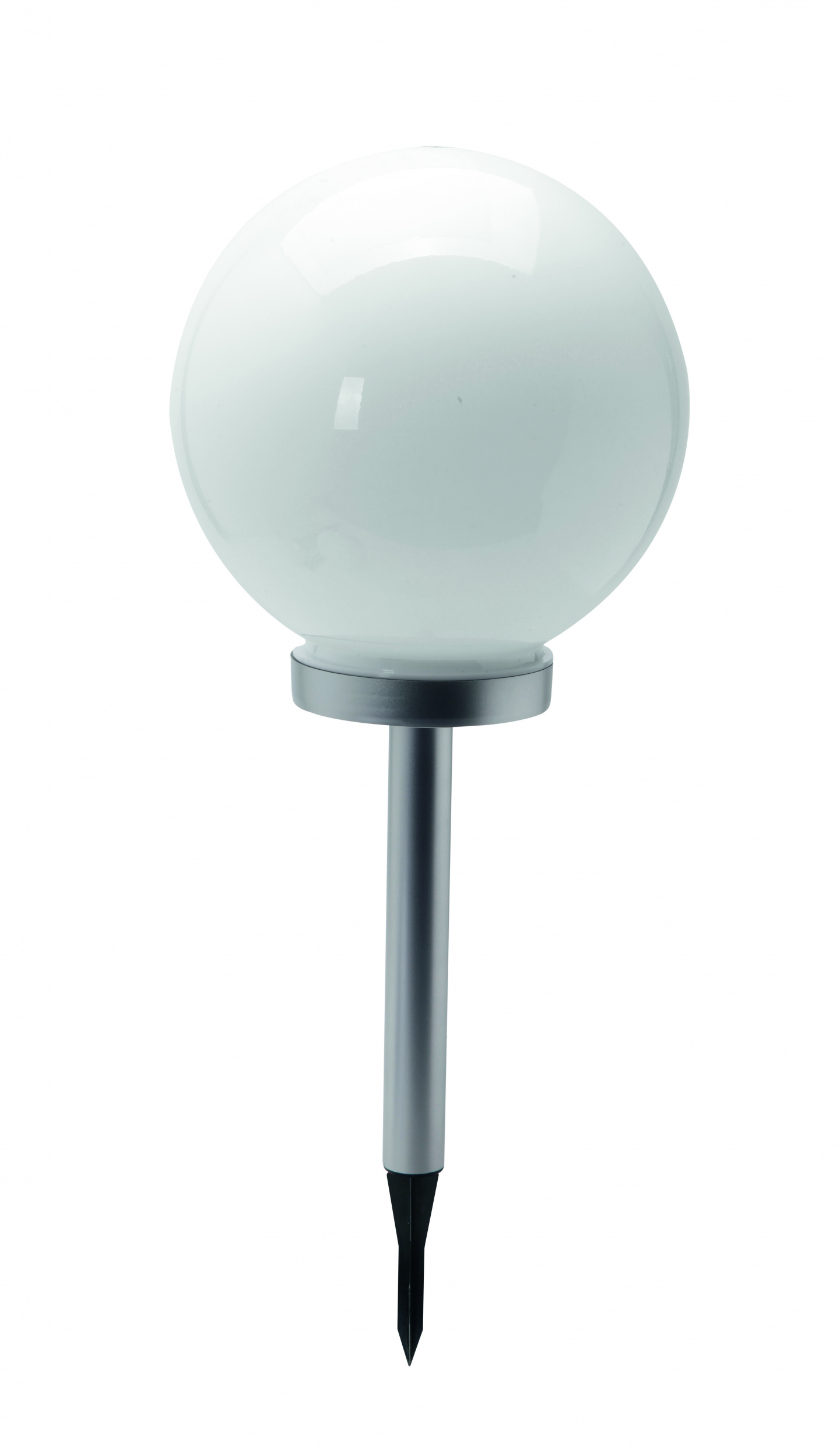 Nájazdové svietidlá - LUXFORT PARMA SOLAR SOLAR LIGHTING 25 x 59 cm strieborné