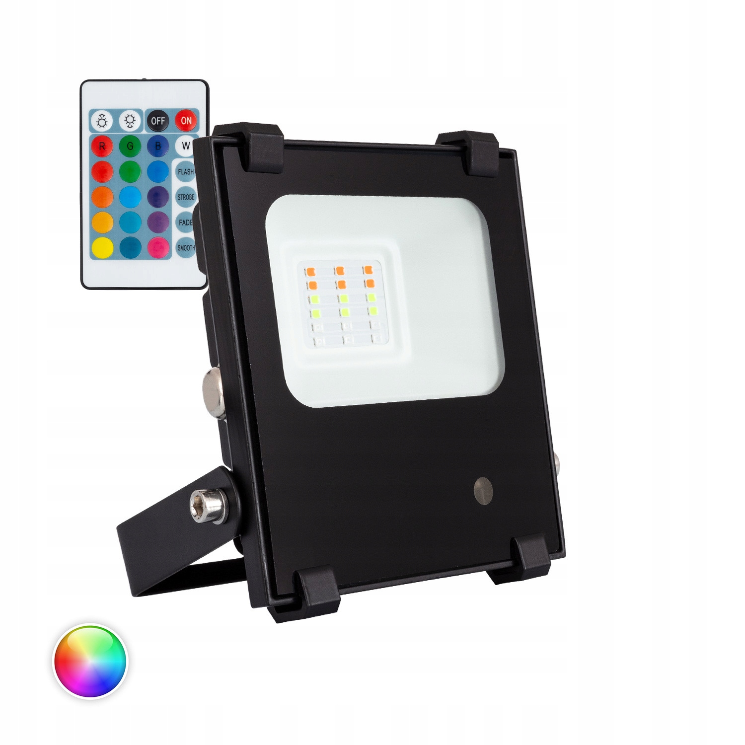 Vonkajšie fasádne svietidlo - LED RGB 10W 135lm / W svetlomet HE PRO