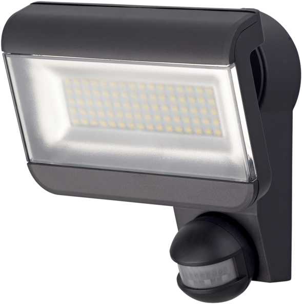 Vysiace svetlá, lampy - LED svetlomet s dopravným senzorom pre fasády ANTRAC