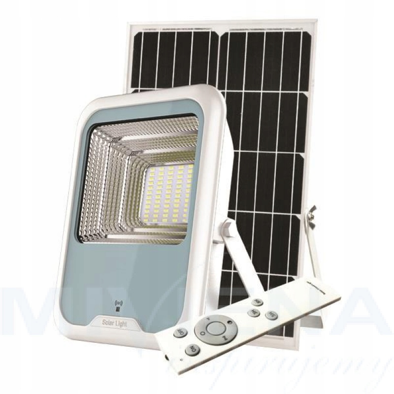 Pouličná LED lampa - LED solárna kefa 30W IP66 6500K