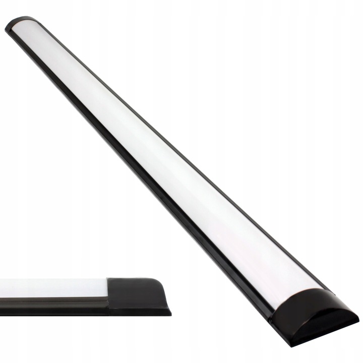 Stropné svietidlo, lampa - LED štíhle-50W 4000K 150 cm čierna