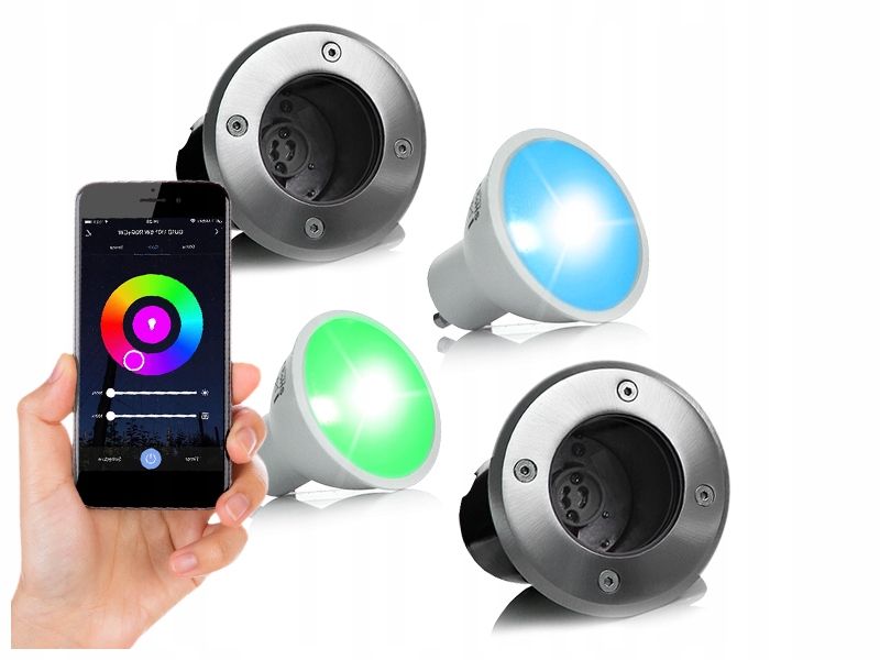 Nájazdové svietidlá - DRIVE LUMINAIRES TERASA PRE RGBW altánok