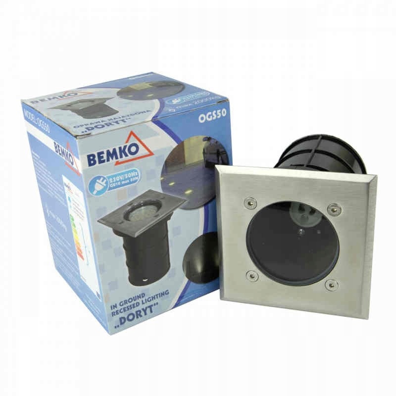 Nájazdové svietidlá - GU10 50W SQUARE BEMKO