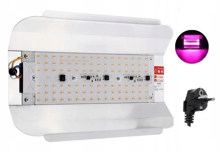 Osvetlenie pre rastliny - Panel halogén rast 100W LED pre pestovanie rastlín z PL